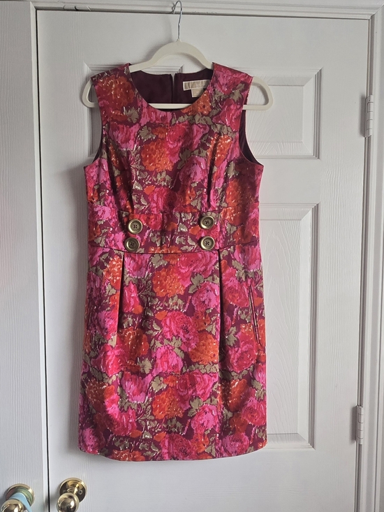 MICHAEL Michael Kors Dresses & Skirts - MICHAEL Michael Kors Pink & Fuchsia Floral Sheath Dress